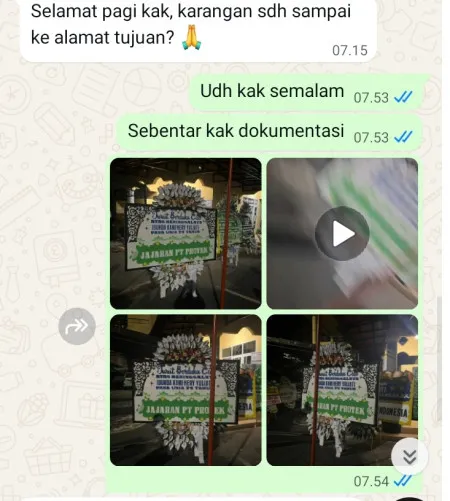 Pengiriman Papan Bunga Selamat Bintaro Jaya